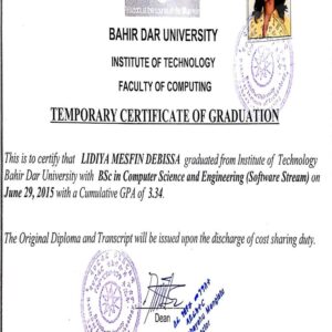 Buy Degree From the Bahir Dar University