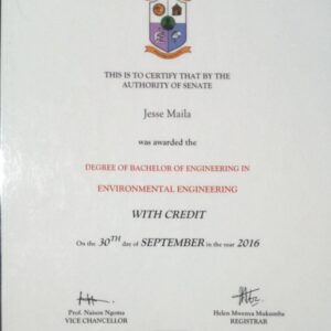 Buy Degree From the The Copperbelt University