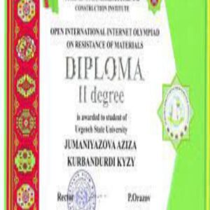buy degree from the Turkmen State Institute of Architecture and Construction