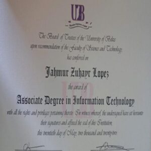 Buy Degree From the University of Belize