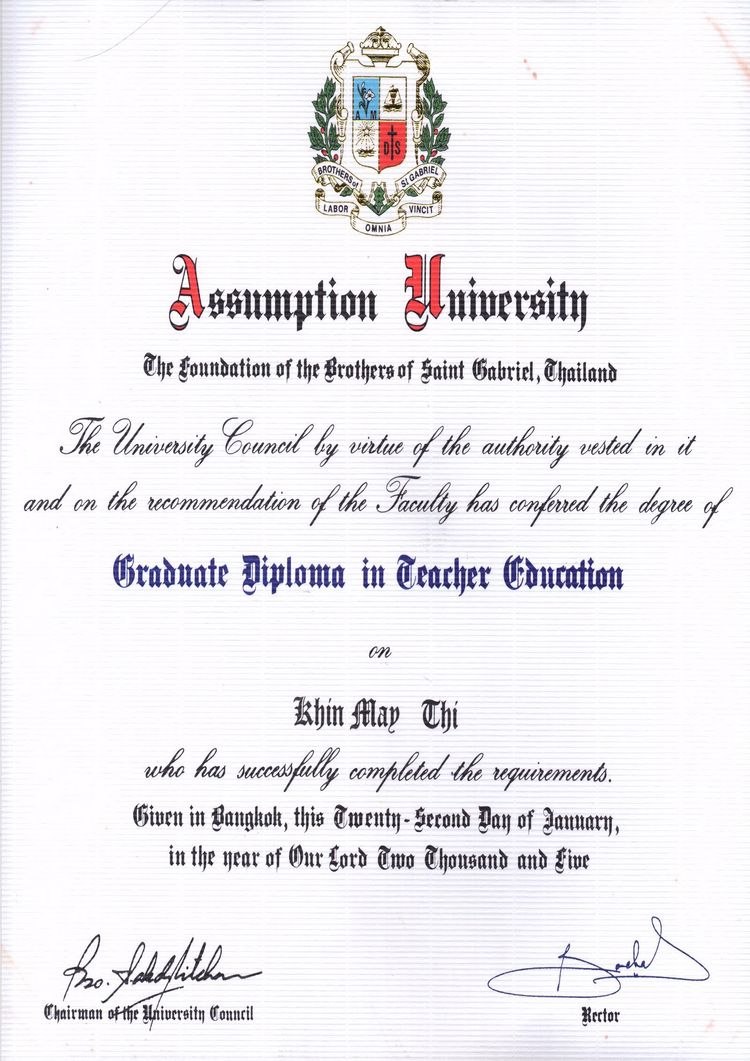 assumption-university-thailand Buy college degree from The Assumption University