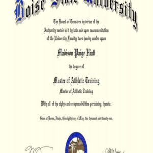 Buy college degree from The Boise State University