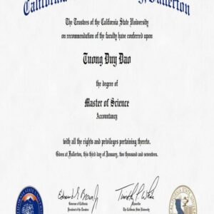 Buy college degree from The California State University, Fullerton