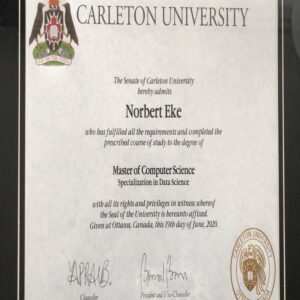Buy college degree from The Carleton College