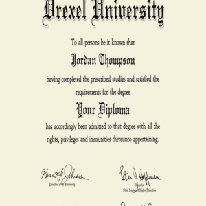 Buy college degree from The Drexel University