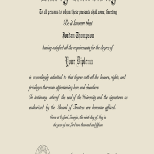 Buy college degree from The Emory University