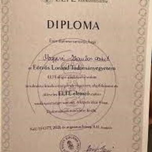 Buy college degree from the Eötvös Loránd Tudományegyetem