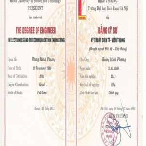 Buy college degree from the Hanoi University of Science and Technology
