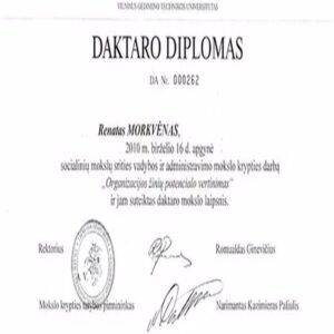 Buy college degree from The ISM Vadybos ir ekonomikos universitetas