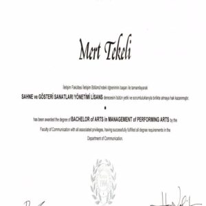 Buy college degree from the  Istanbul Bilgi Üniversitesi