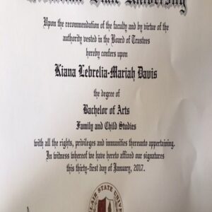Buy college degree from The Montclair State University