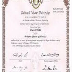 Buy college degree from the National Taiwan University