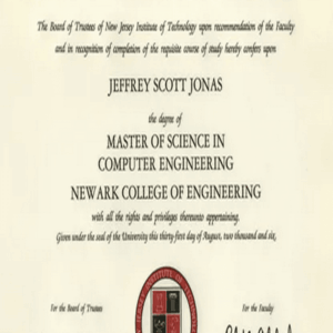 Buy college degree from The New Jersey Institute of Technology