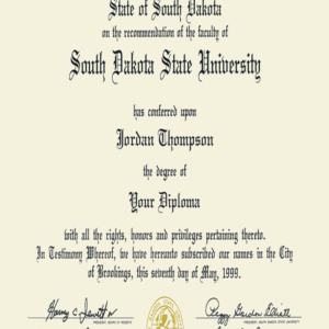 Buy college degree from The North Dakota State University
