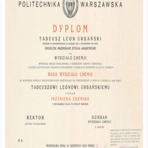 Buy college degree from the Politechnika Warszawska