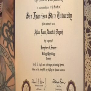 Buy college degree from The  San Francisco State University