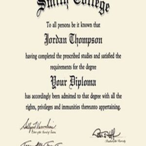 Buy college degree from The Smith College