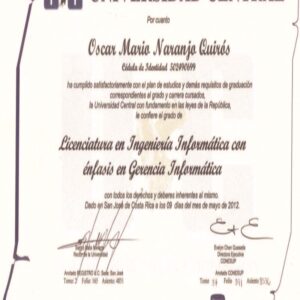 Buy college degree from The Universidad Nacional