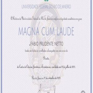 Buy college degree from the Universidade Federal do Rio de Janeiro