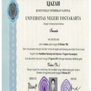 Buy college degree from the Universitas Negeri Yogyakarta
