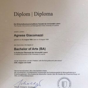 Buy college degree from the Universität Luzern