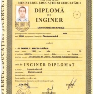 Buy college degree from the Universitatea din Craiova