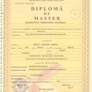 Buy college degree from the Universitatea Transilvania din Brasov