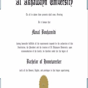 Buy college degree from The Université Al Akhawayn