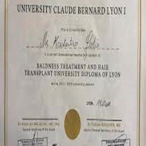 Buy college degree from The Université Claude Bernard Lyon 1