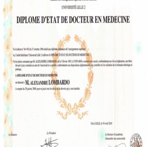 Buy college degree from The Université de Lille