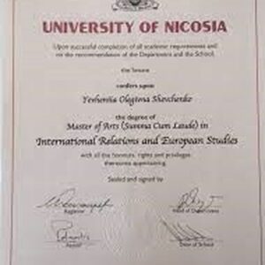 Buy college degree from The University of Cyprus