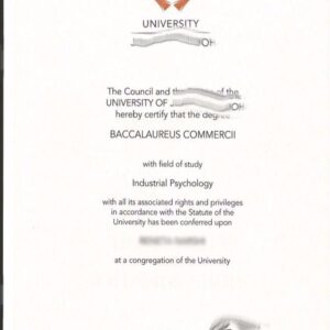 Buy college degree from the University of Johannesburg
