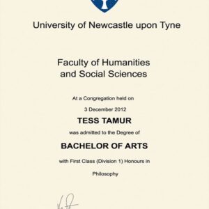 Buy college degree from The University of Newcastle