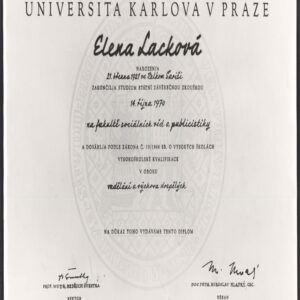 Buy college degree from The Univerzita Karlova