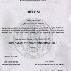 Buy college degree from the Westfälische Wilhelms-Universität Münster