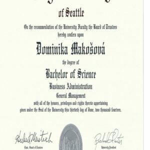 Buy college degree from the City University of Seattle