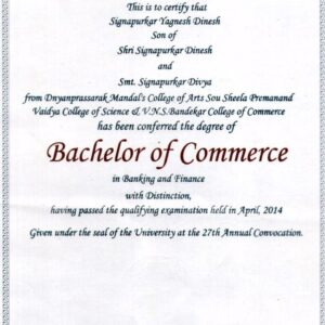 Buy college degree from The Goa University