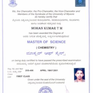 Buy college degree from The University of Mysore